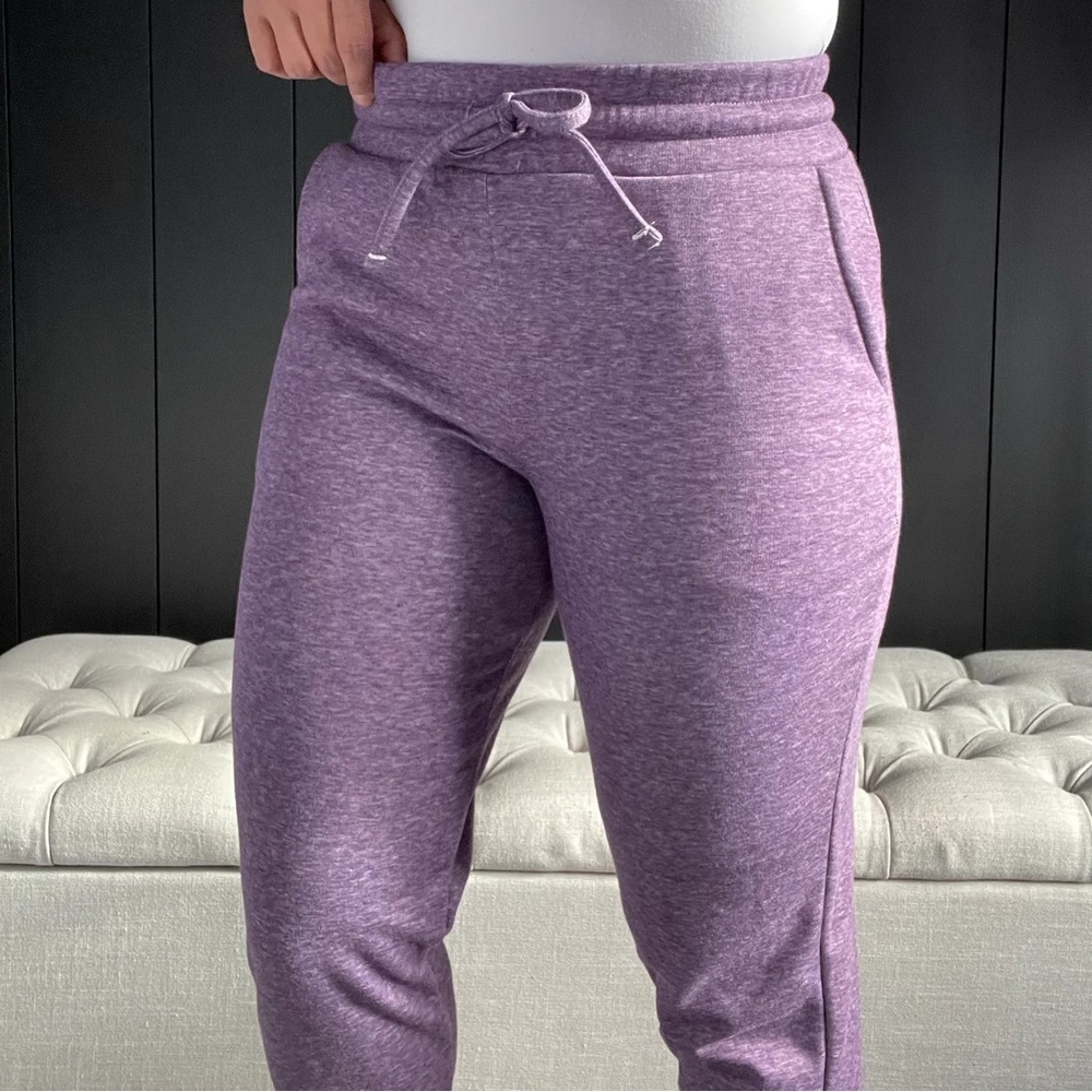 NWT Fleece Sweatpants Lilac Gray